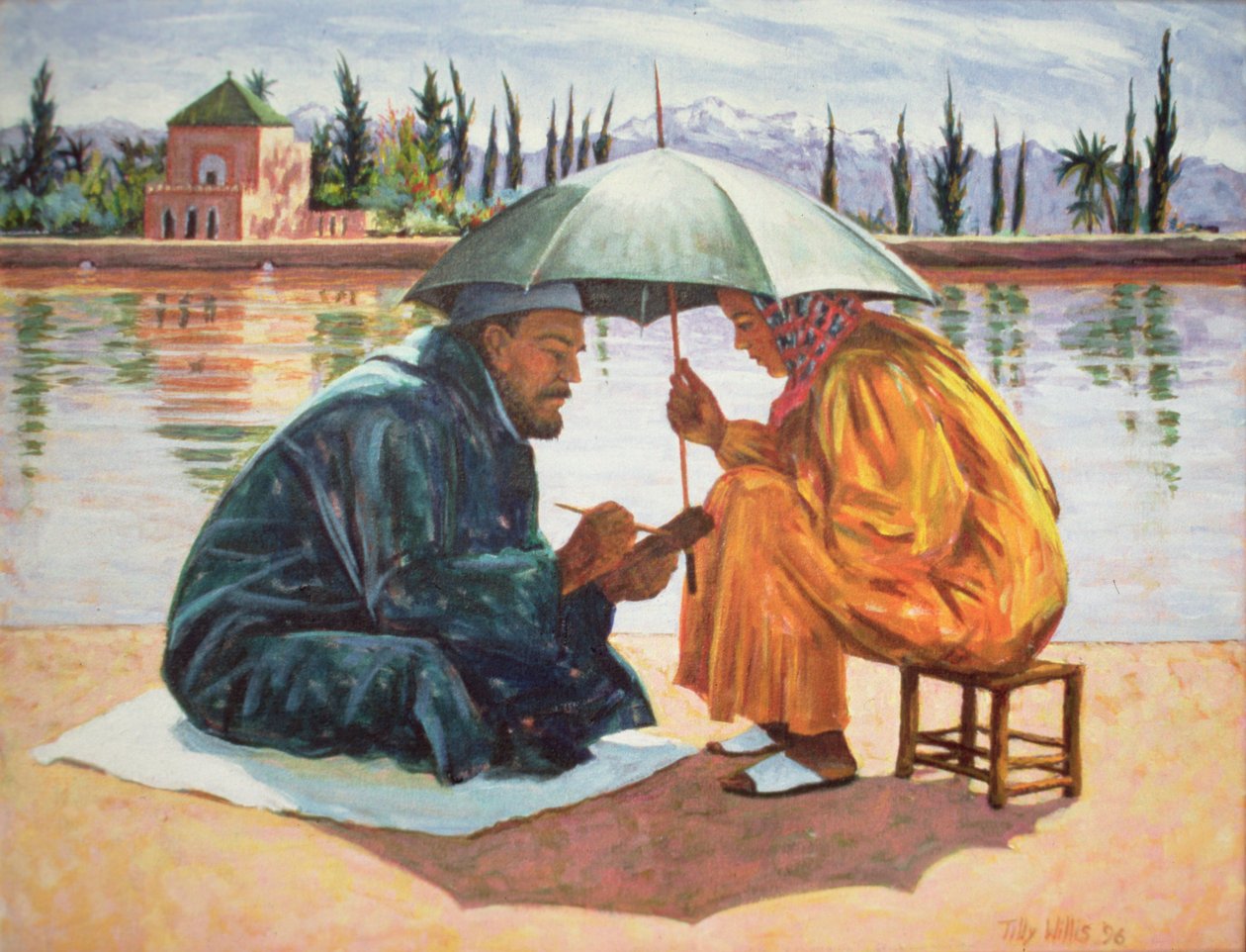 Le Scribe, Maroc, 1996 - Tilly Willis