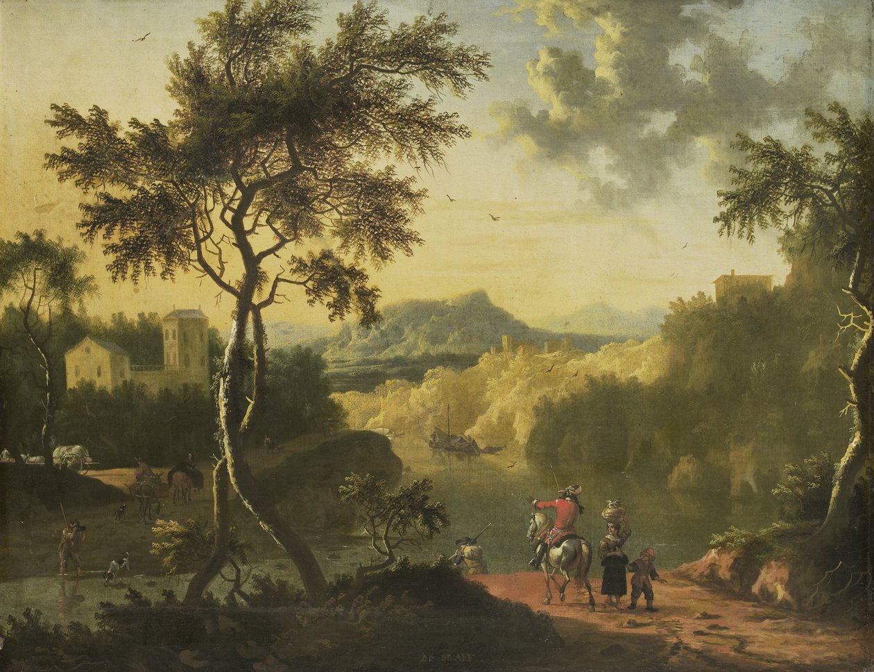 Paysage italien - Timotheus de Graef (attributed to)