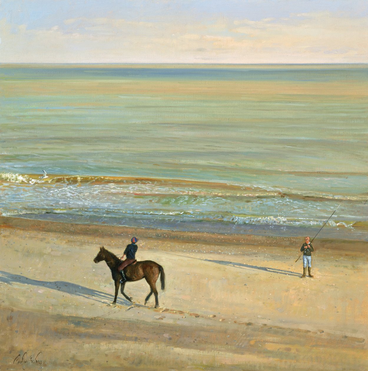 Dialogue sur la plage, Dunwich - Timothy Easton