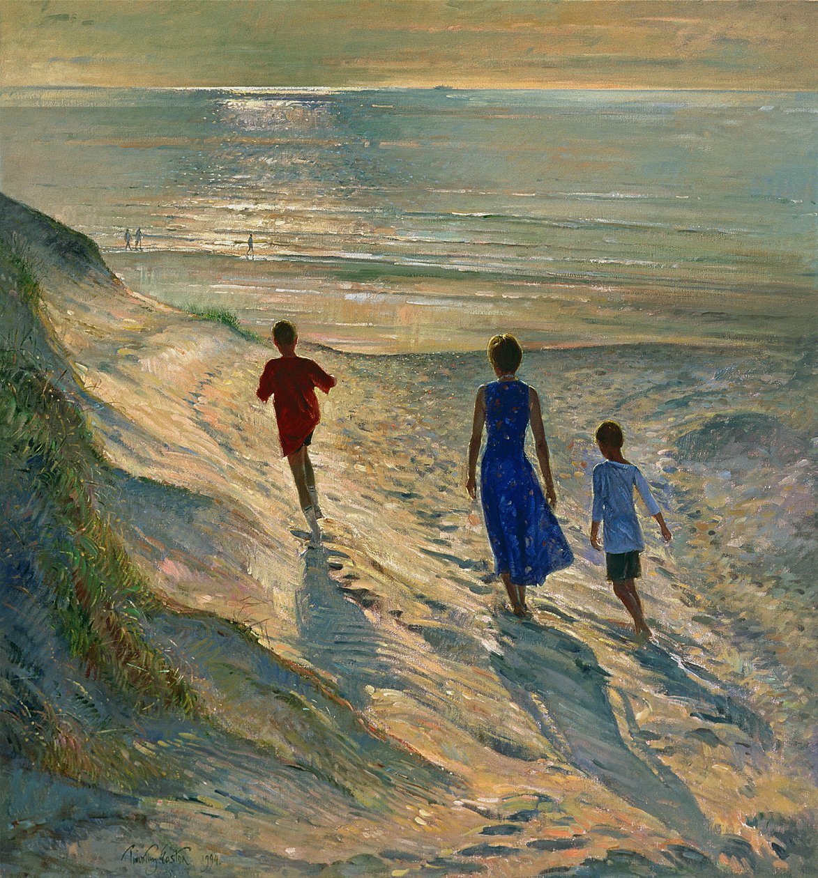 Promenade sur la plage, 1994 - Timothy Easton