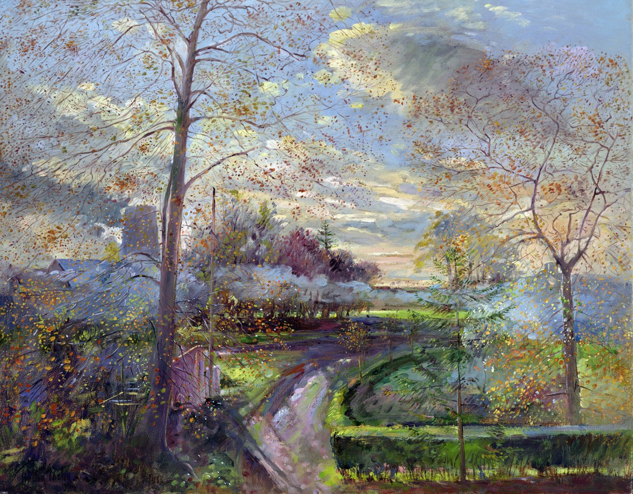 Fumée dérivante, automne - Timothy Easton