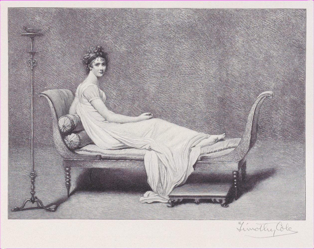 Madame Récamier, 1909 - Timothy Cole