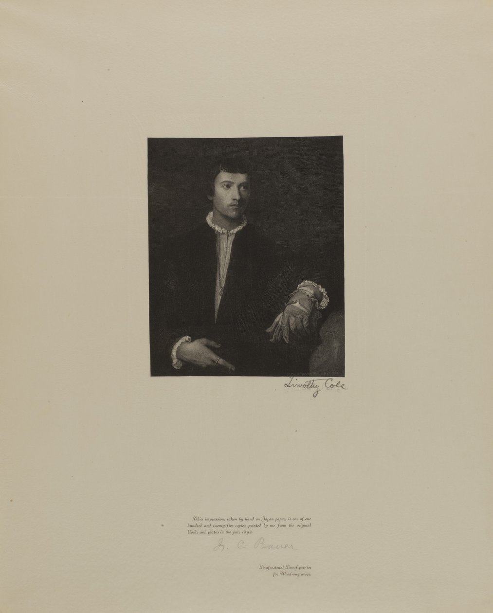 Anciens maîtres italiens - Timothy Cole