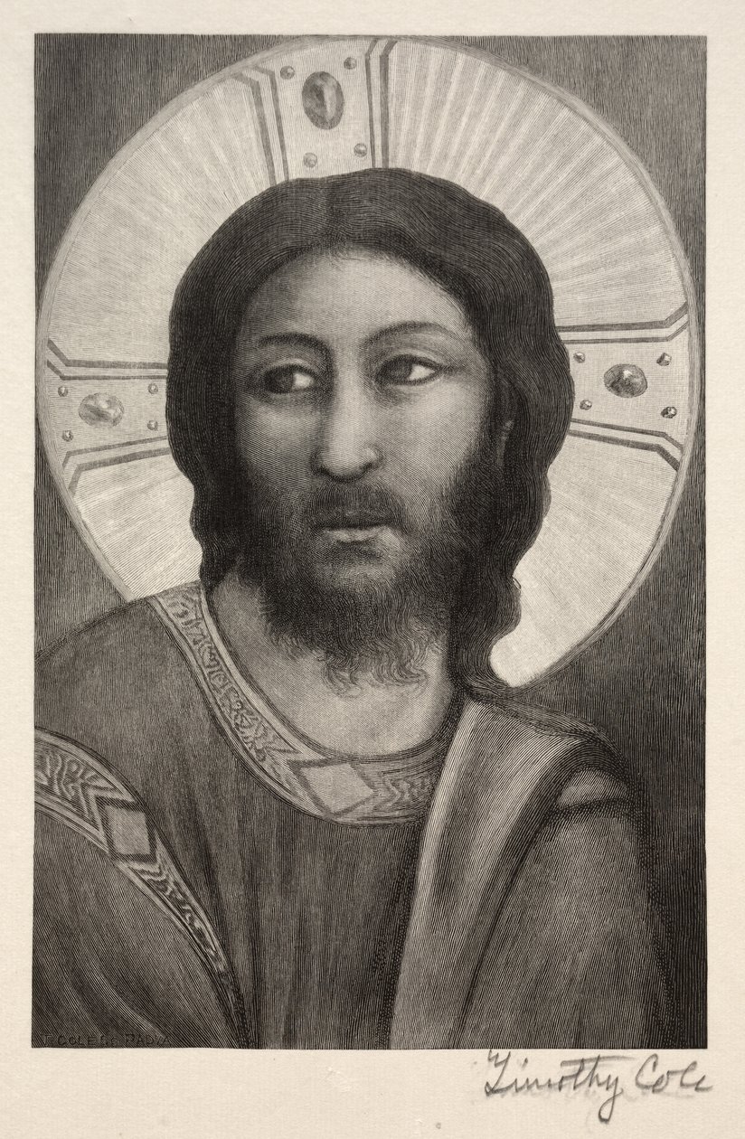 Vieux maîtres italiens : Tête du Christ, 1888-1892 - Timothy Cole