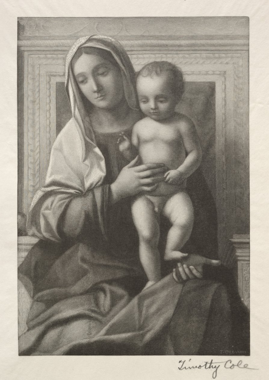Maîtres Italiens Anciens : Madone et Enfant, 1888-1892 - Timothy Cole