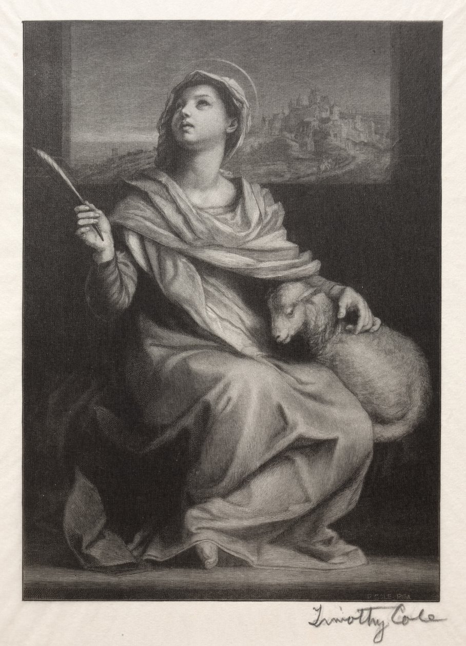 Maîtres italiens anciens : Sainte Agnès, 1888-1892 - Timothy Cole