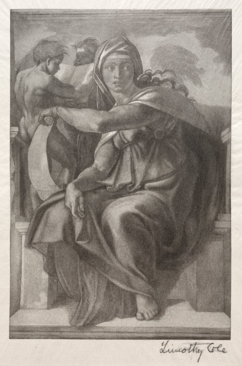 Maîtres italiens anciens : La Sibylle delphique, 1890 - Timothy Cole