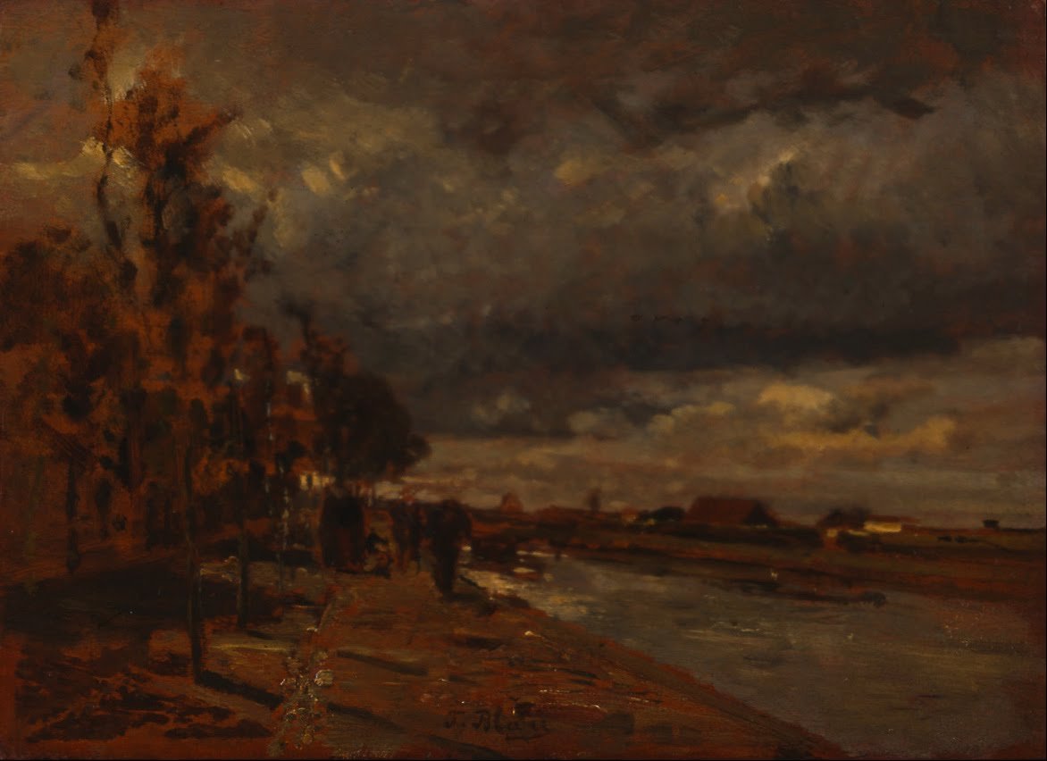 Canal en Hollande - Tina Blau