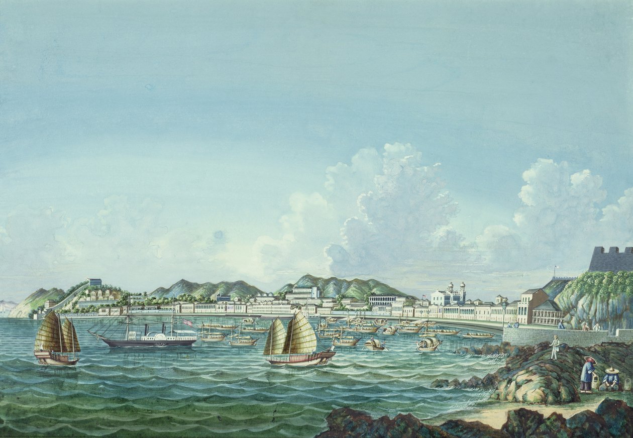 Vue de Macao, vers 1860 - Tinqua