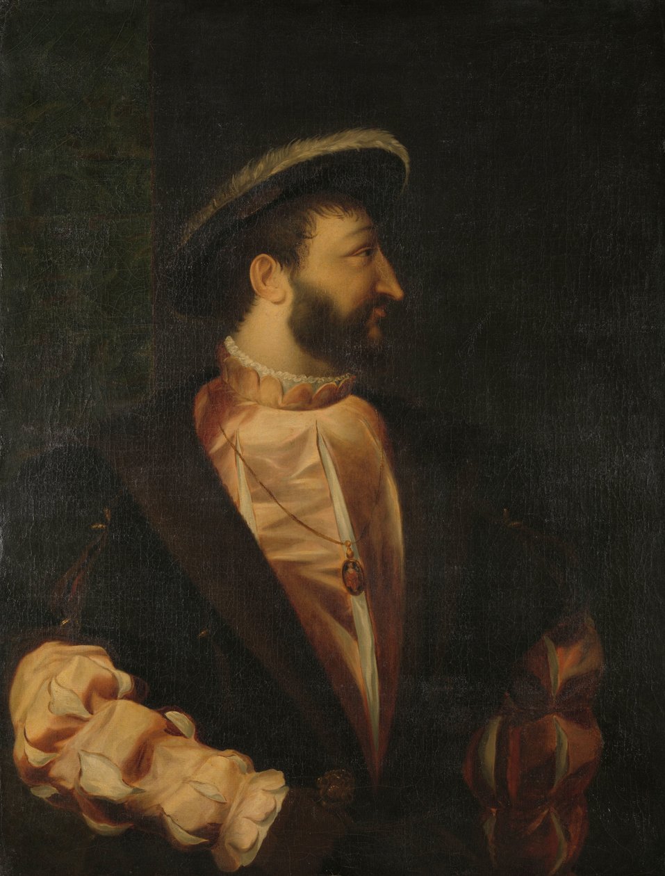 François Ier (1494-1547), roi de France - Titiaan (copy after)