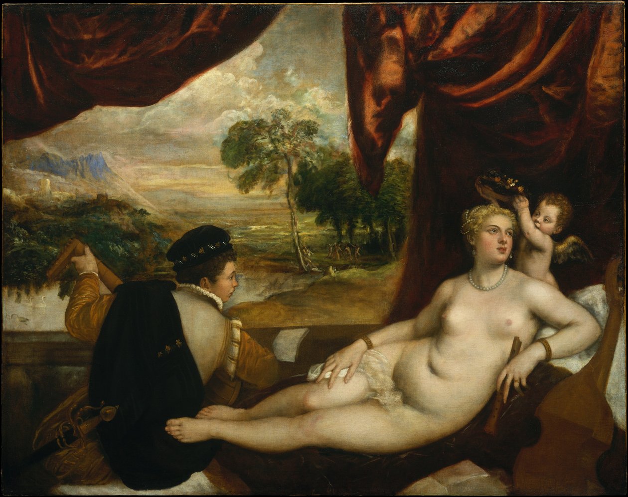 Vénus et le joueur de luth - Tiziano Vecelli