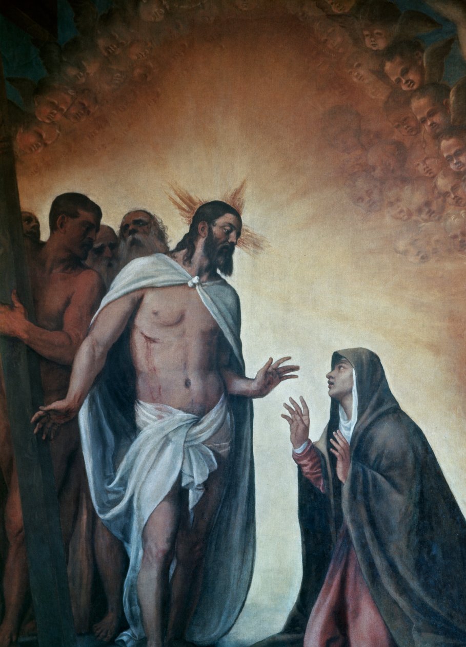 Apparition du Christ ressuscité à la Vierge - Titian (c.1488 1576)
