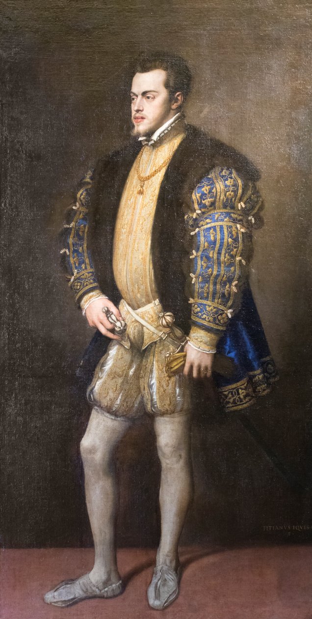 Portrait de Philippe II - Titian (c.1488 1576)