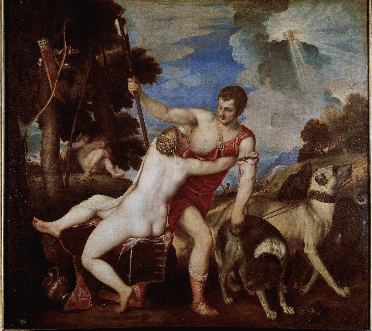 Vénus et Adonis - Titian (c.1488 1576)