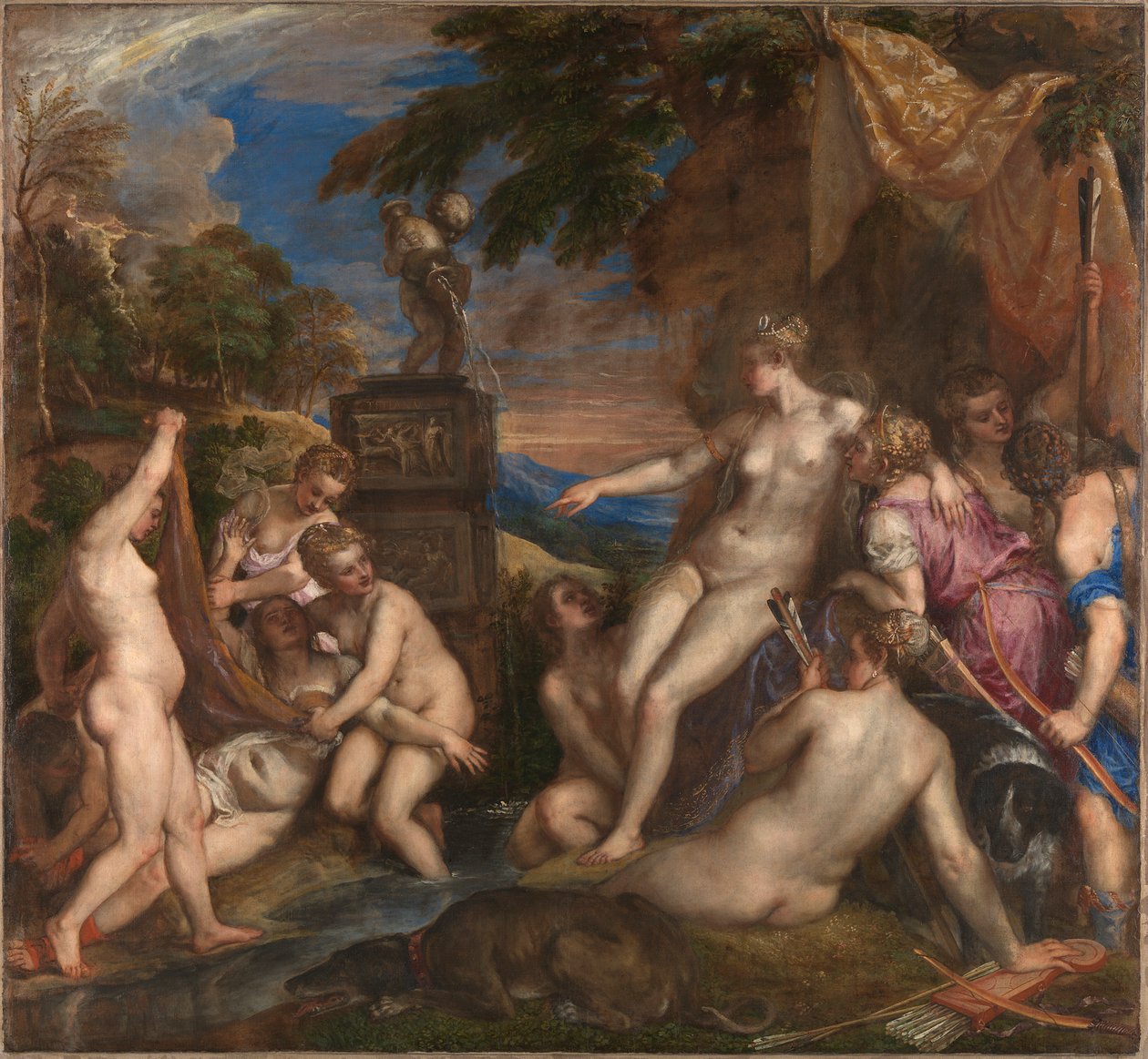 Diane et Callisto, 1556-1559 - Titian