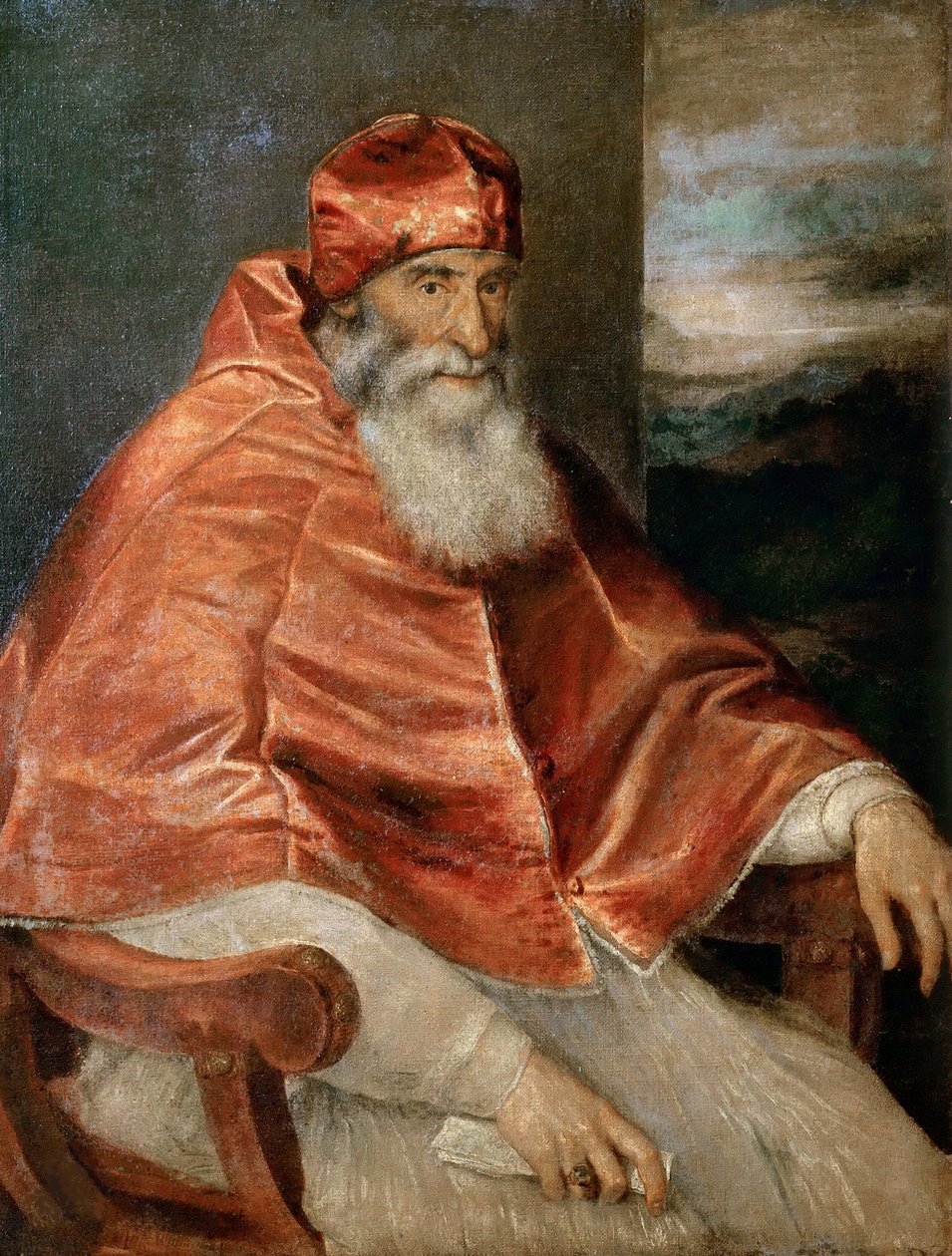 Portrait du pape Paul III - Titian