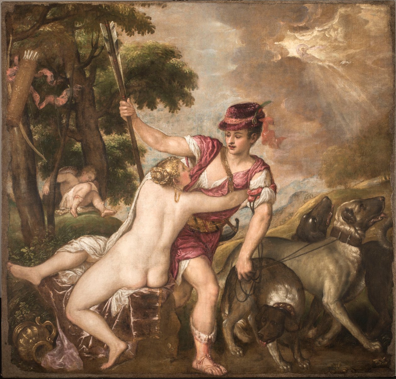 Vénus et Adonis, vers 1560 - Titian