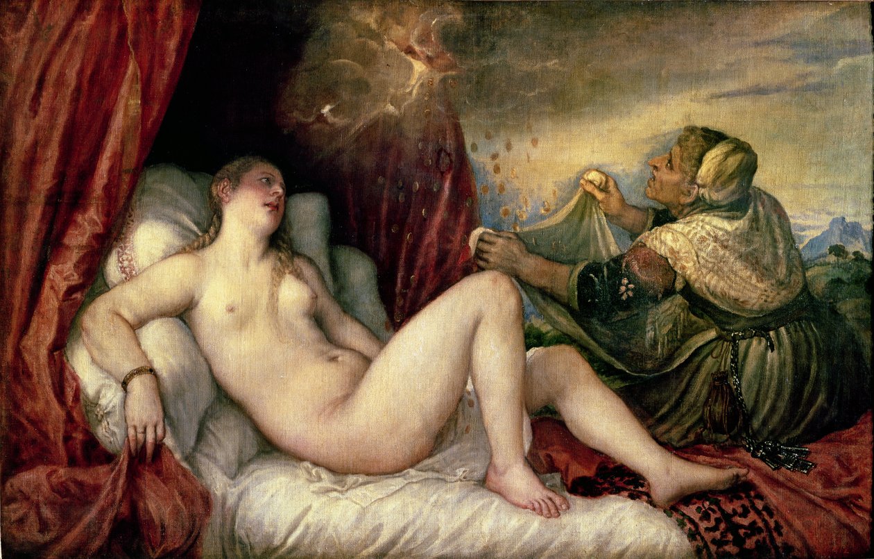 Danaé, c.1554 - Tiziano Vecelli
