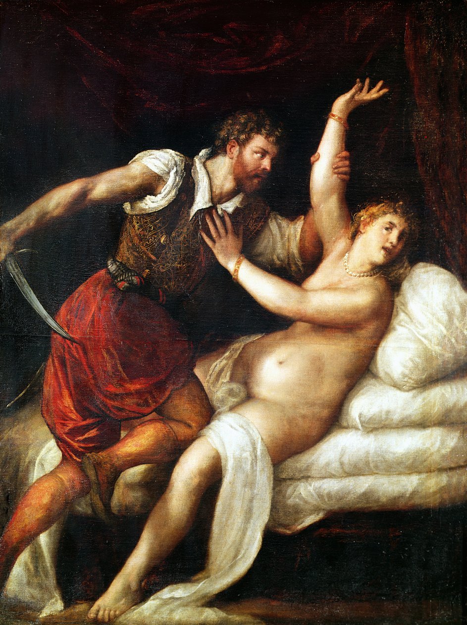 Le Viol de Lucrèce - Tiziano Vecelli