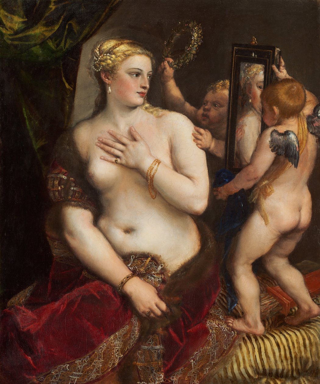 Vénus avec un miroir - Tiziano Vecelli