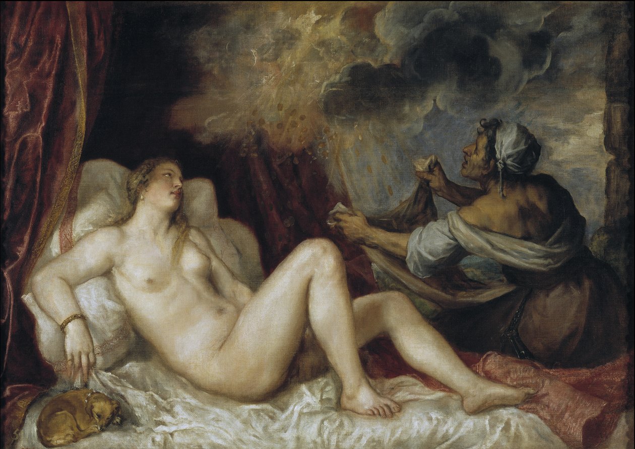 Danaé, 1553 - Tiziano Vecelli