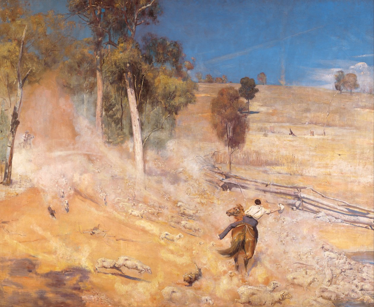 Une échappée! - Tom Roberts