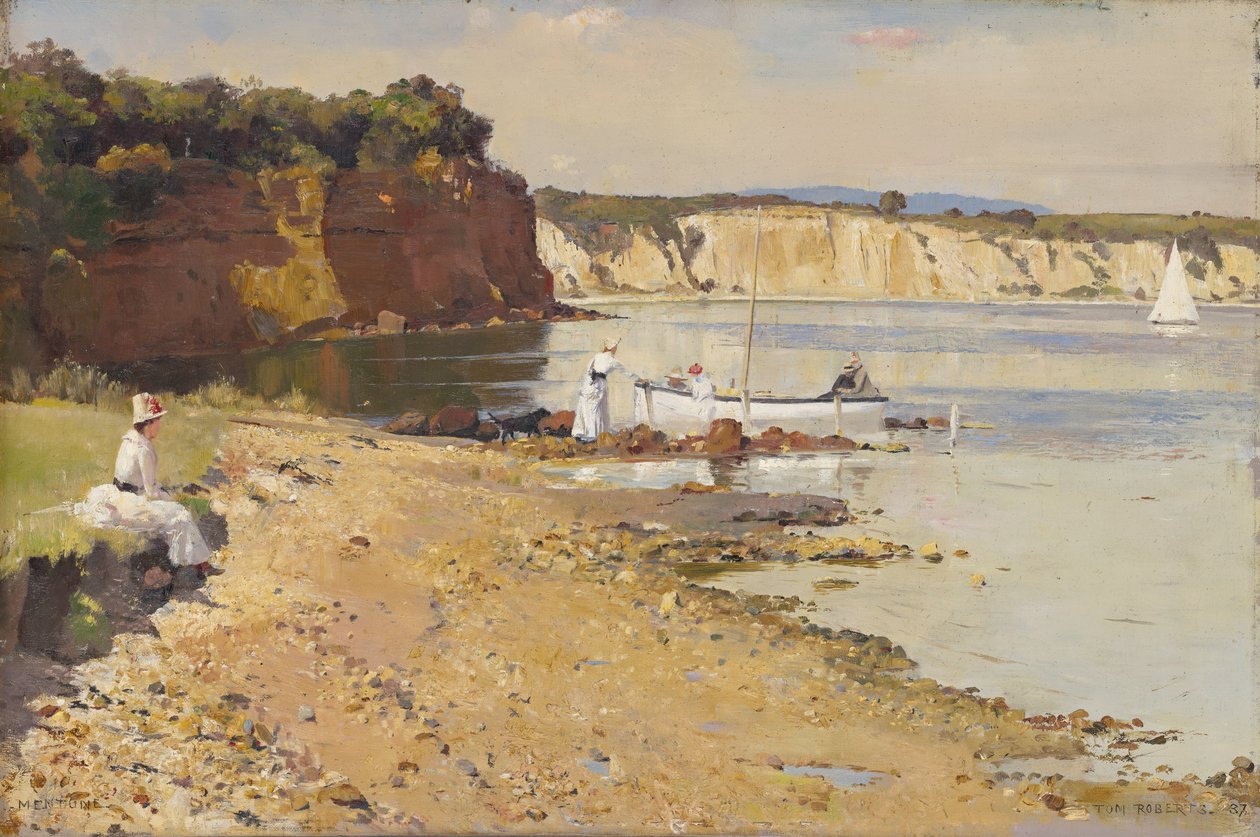 Mer endormie, Menton - Tom Roberts