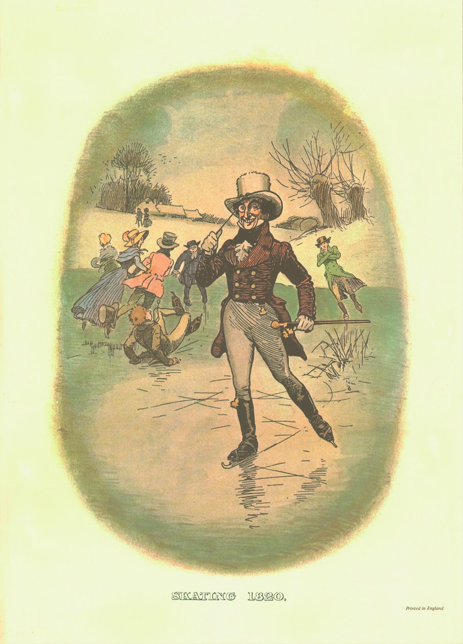Patinage, 1820, vers 1910 - Tom Browne