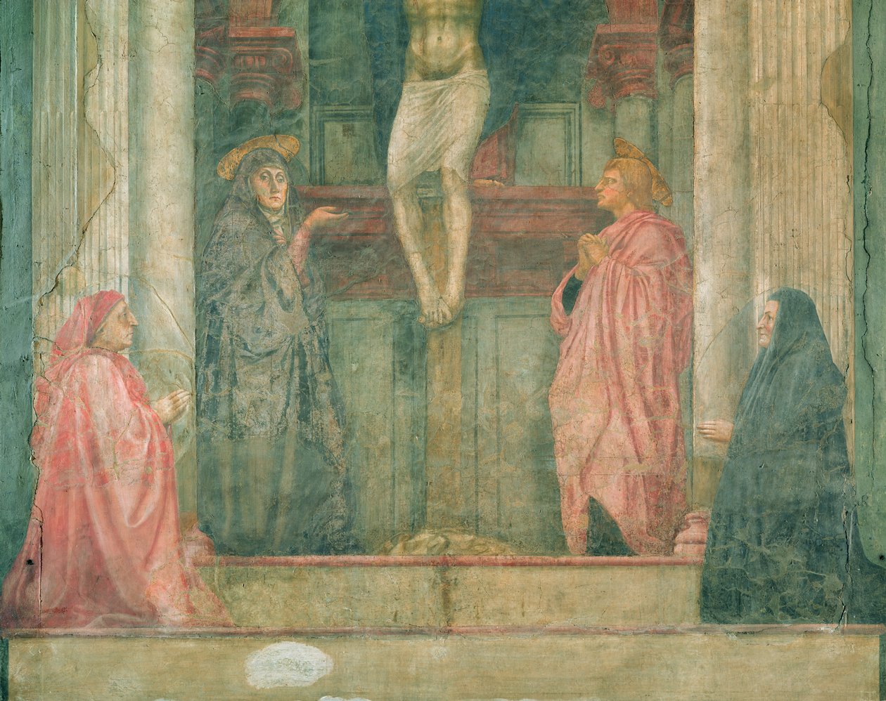 La Trinité, 1427-28 (détail) - Tommaso Masaccio