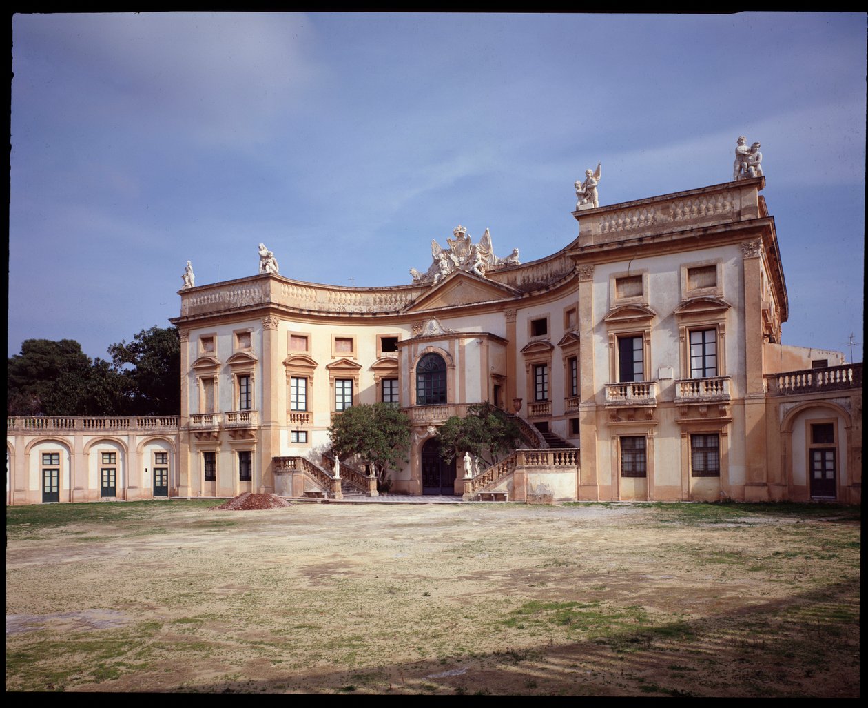 Vue extérieure de la Villa Valguarnera - Tommaso Maria Napoli