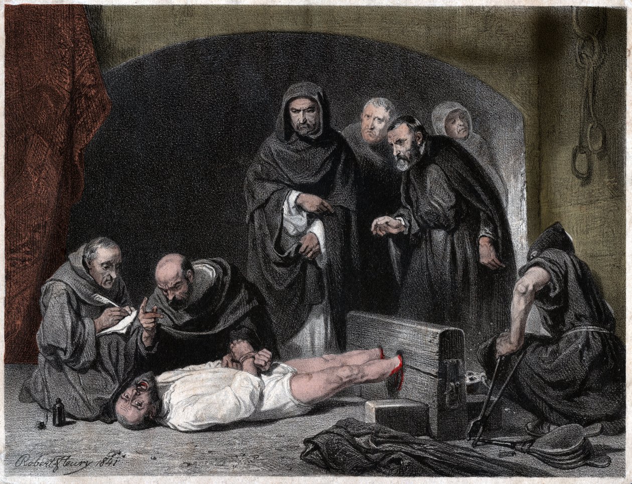 Inquisition au Moyen Âge. 1841 - Tony Robert Fleury