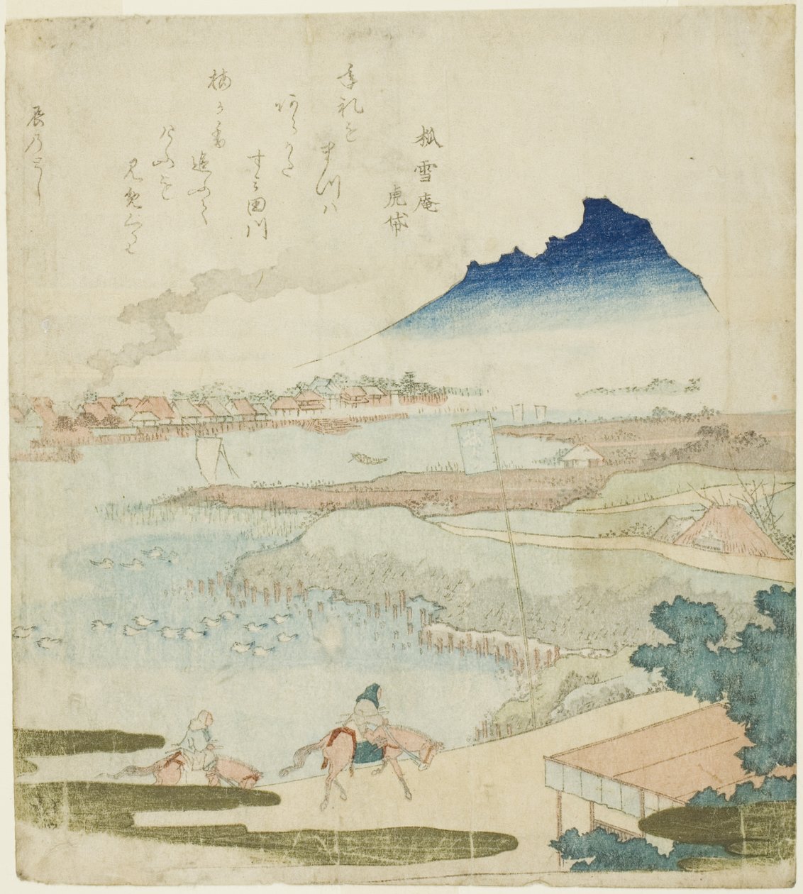 Vue de la rivière Sumida - Totoya Hokkei