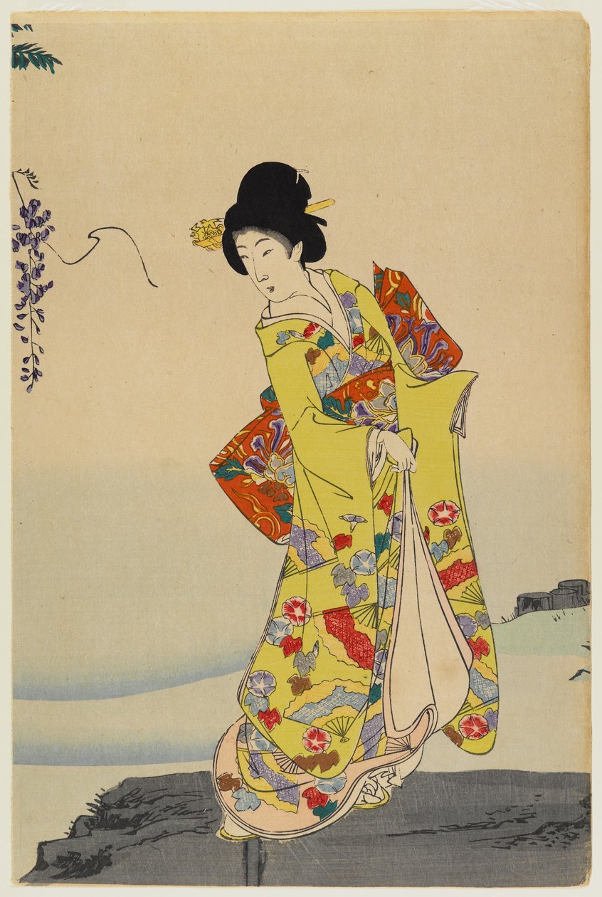 Courtisane, 1897 - Toyohara Chikanobu