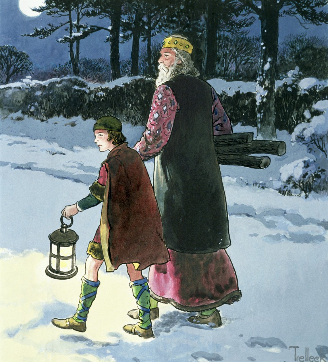 Roi Venceslas, 10e siècle vers 1900 - Trelleek
