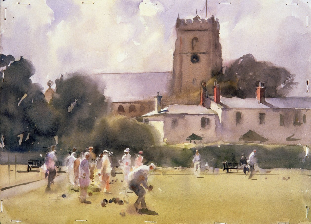 Match de boules, Sidmouth - Trevor Chamberlain