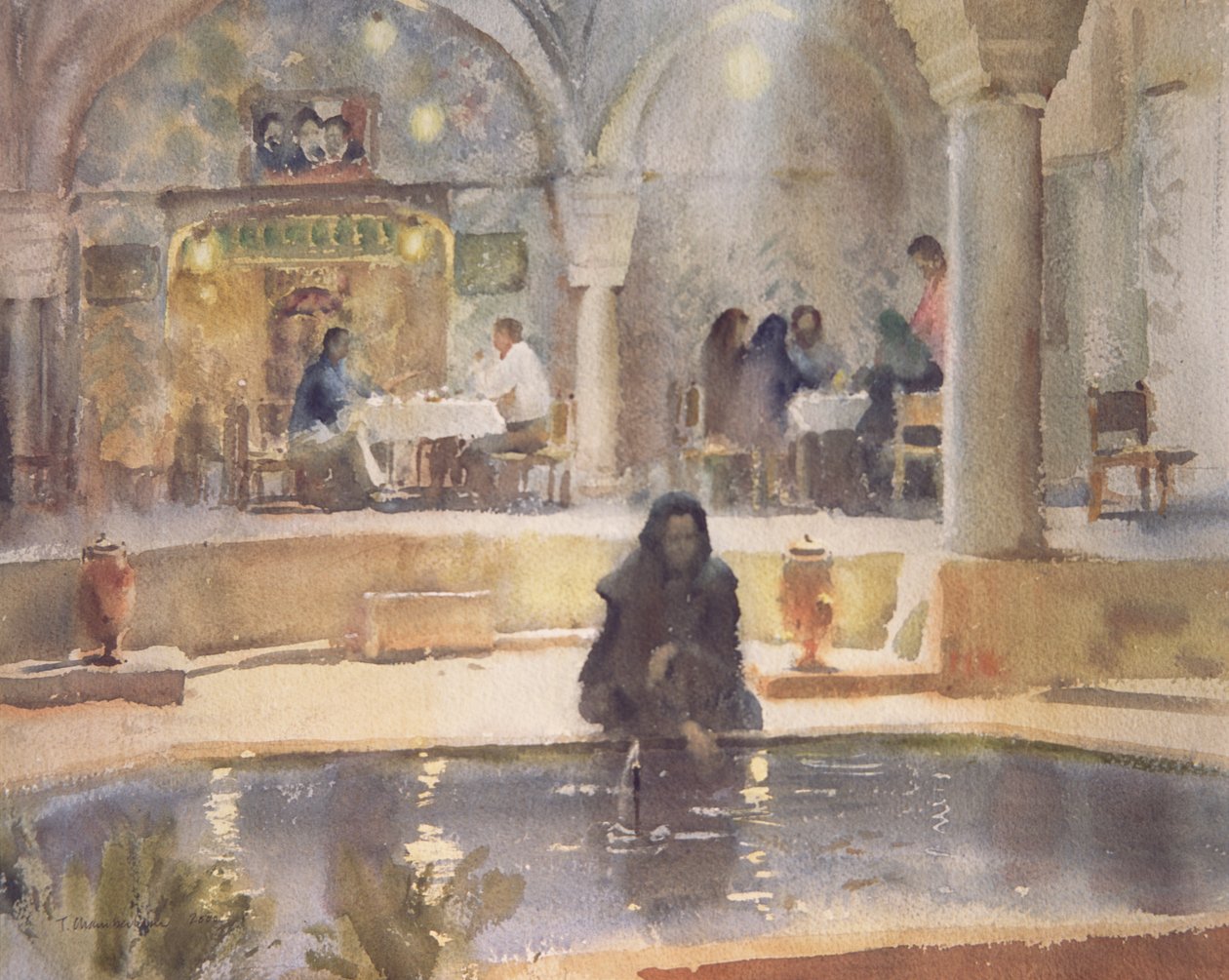 Dans la maison de thé, Kerman - Trevor Chamberlain