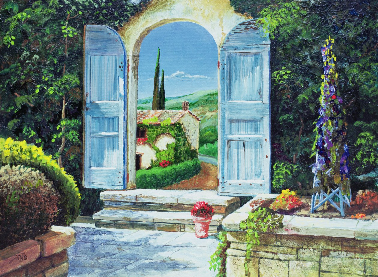 Porte fermée, Volterra, Italie, 1999 - Trevor Neal