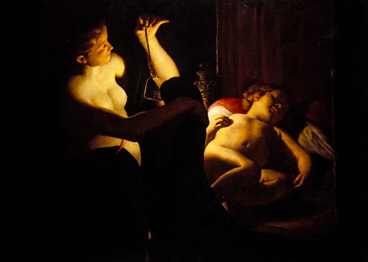 Cupidon et Psyché - Trophime Bigot