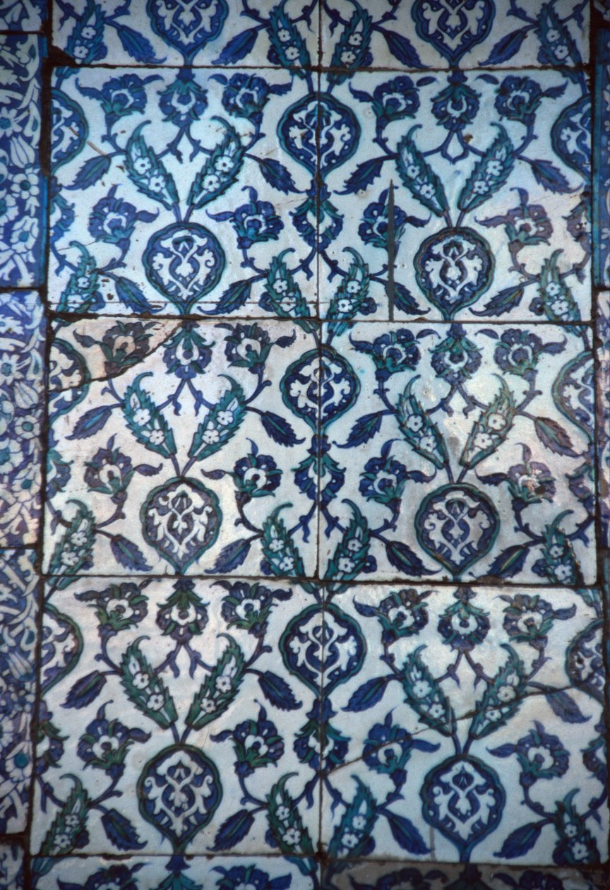 Panneau de carreaux ottomans (céramique) - Turkish School
