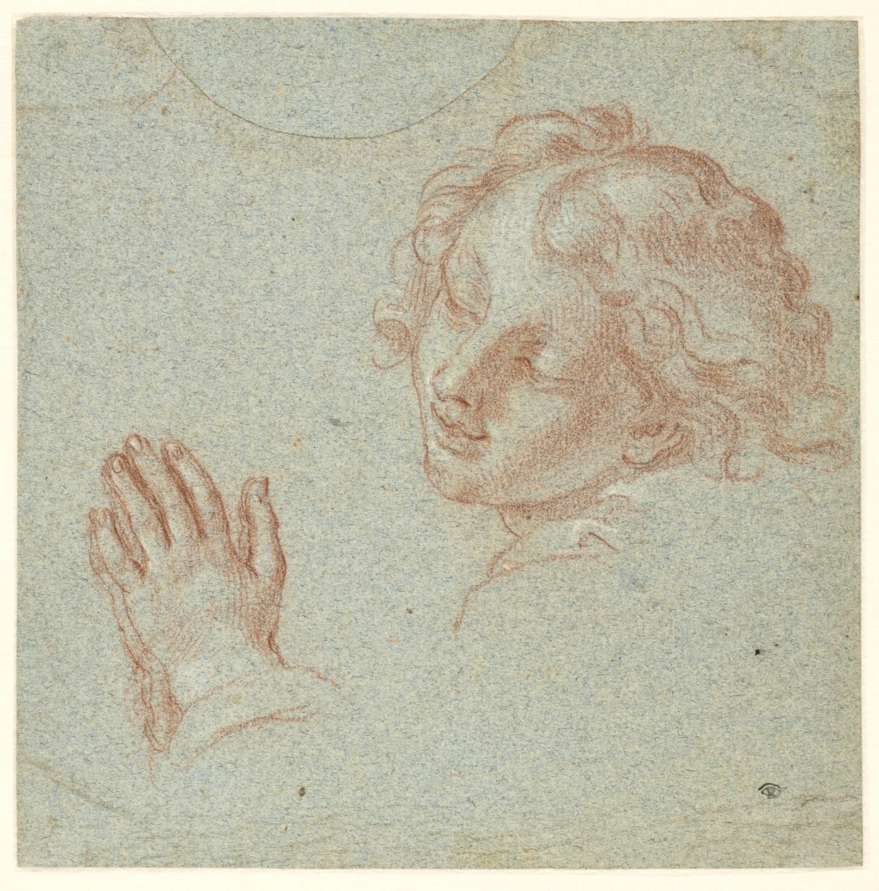 Tête et mains d
