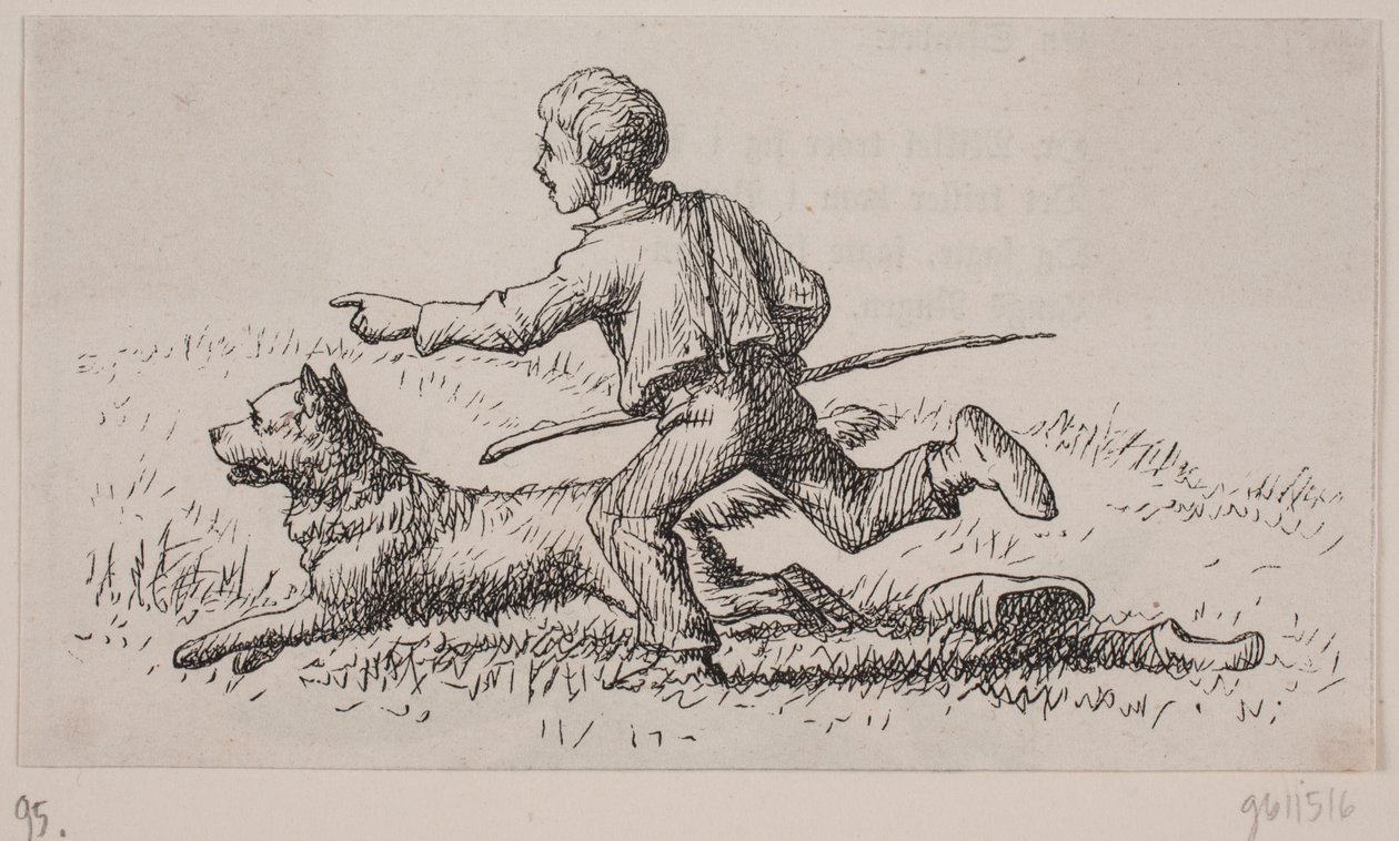 Illustration de "Hr. Mikkel", poème de Christian Richardt - Ubekendt
