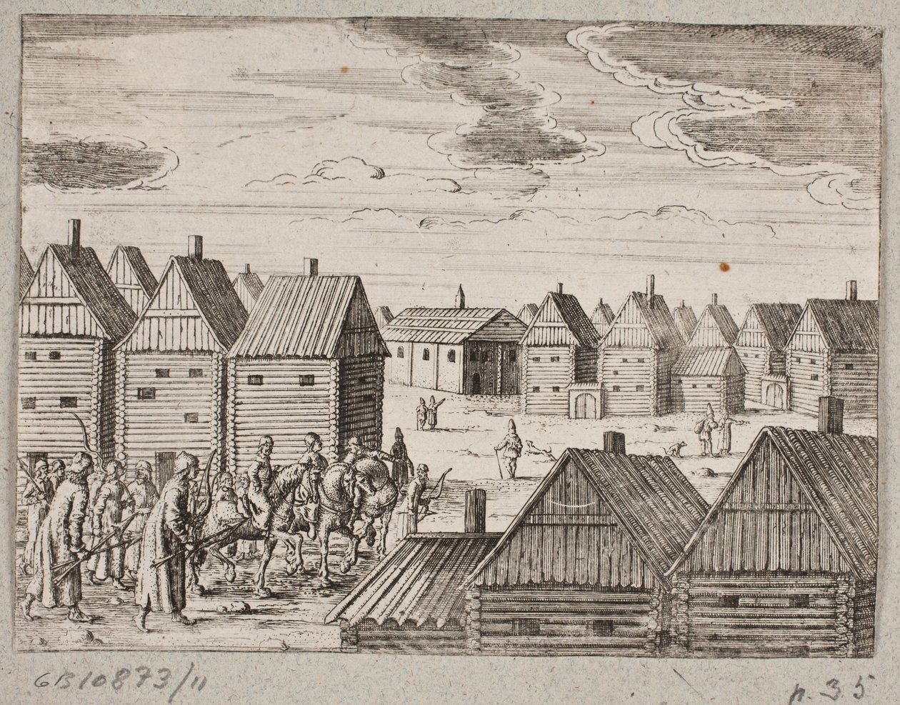 Entrée dans une ville russe - Ubekendt