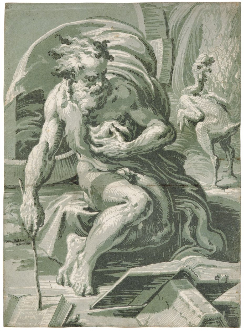 Diogène, après 1527 - Ugo da Carpi