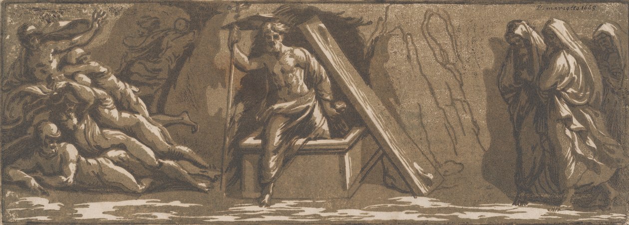 Résurrection du Christ, vers 1520-27 - Ugo da Carpi