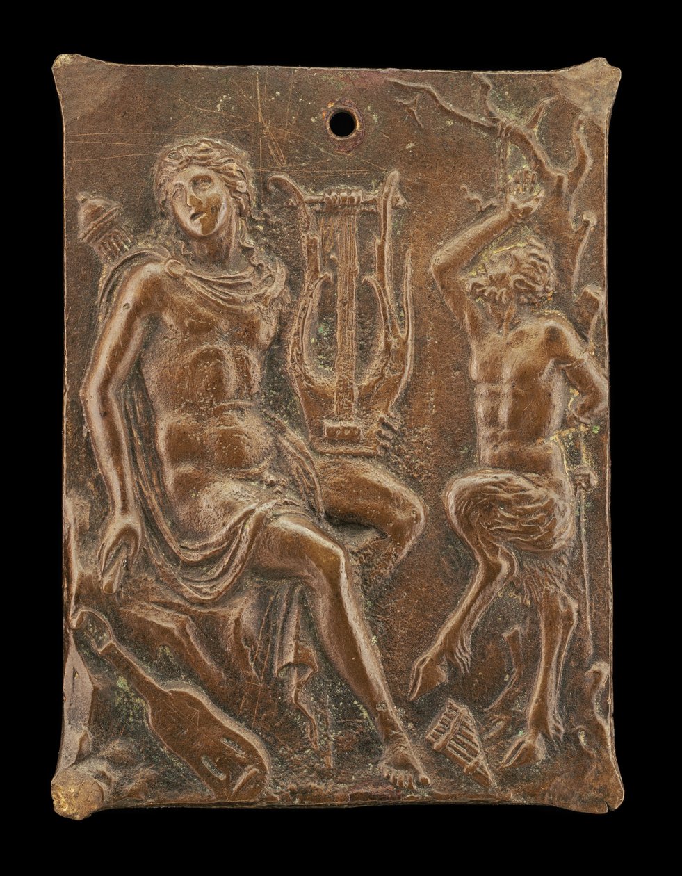 Apollon et Marsyas, début du XVIe siècle - Ulocrino