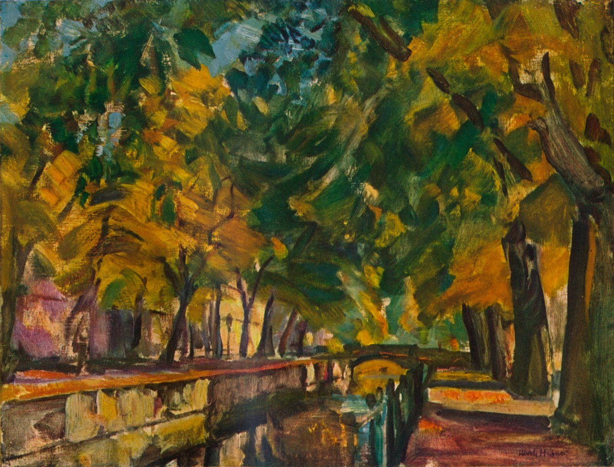 Canal à Potsdam, vers 1926 - Ulrich Hubner