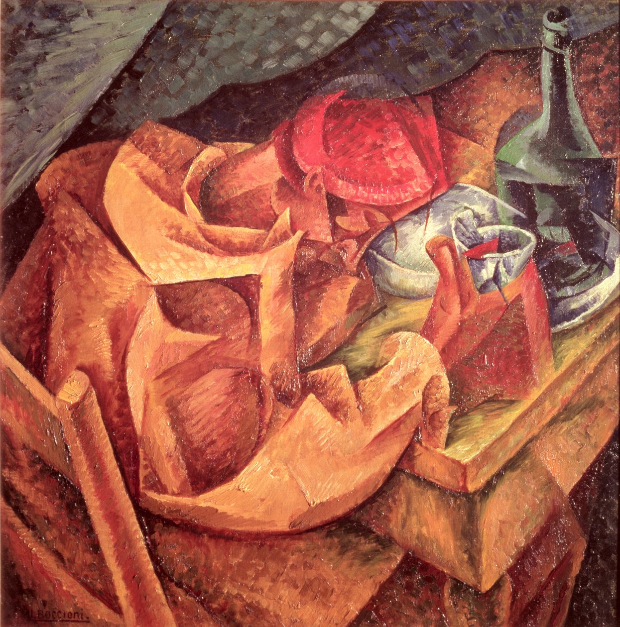 Le Buveur, 1914 - Umberto Boccioni
