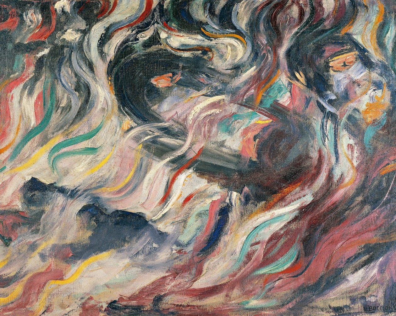 Humeurs : adieux par Umberto Boccioni (1882-1916), (détail) - Umberto Boccioni