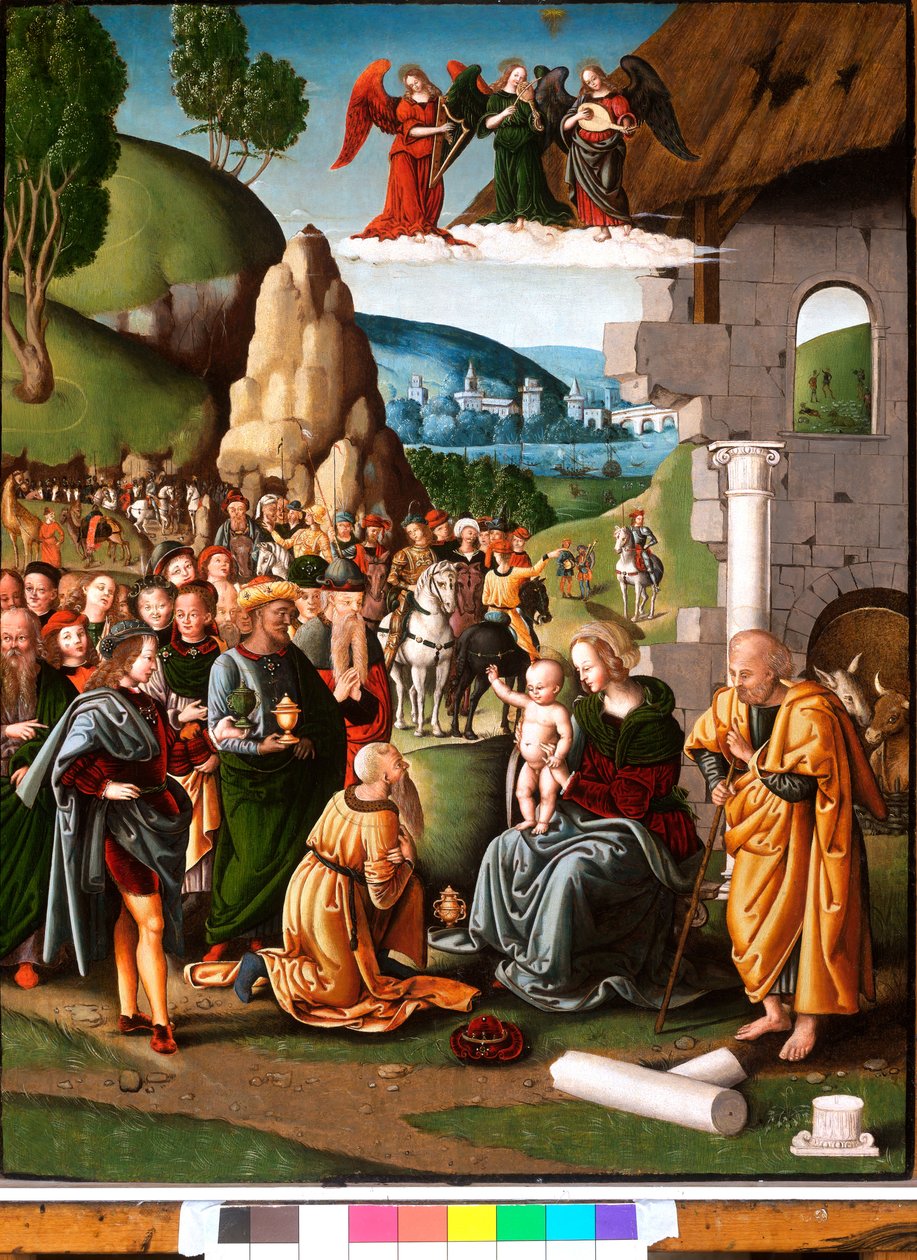 Adoration des Mages - Umbrian School