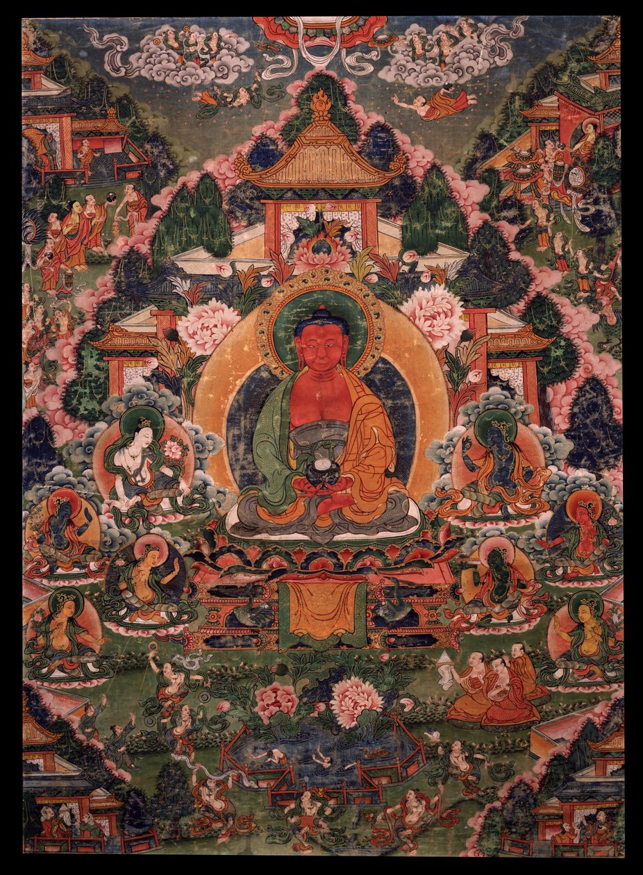 Bouddha Amitabha dans sa Terre Pure de Suvakti - Unbekannt Unbekannt